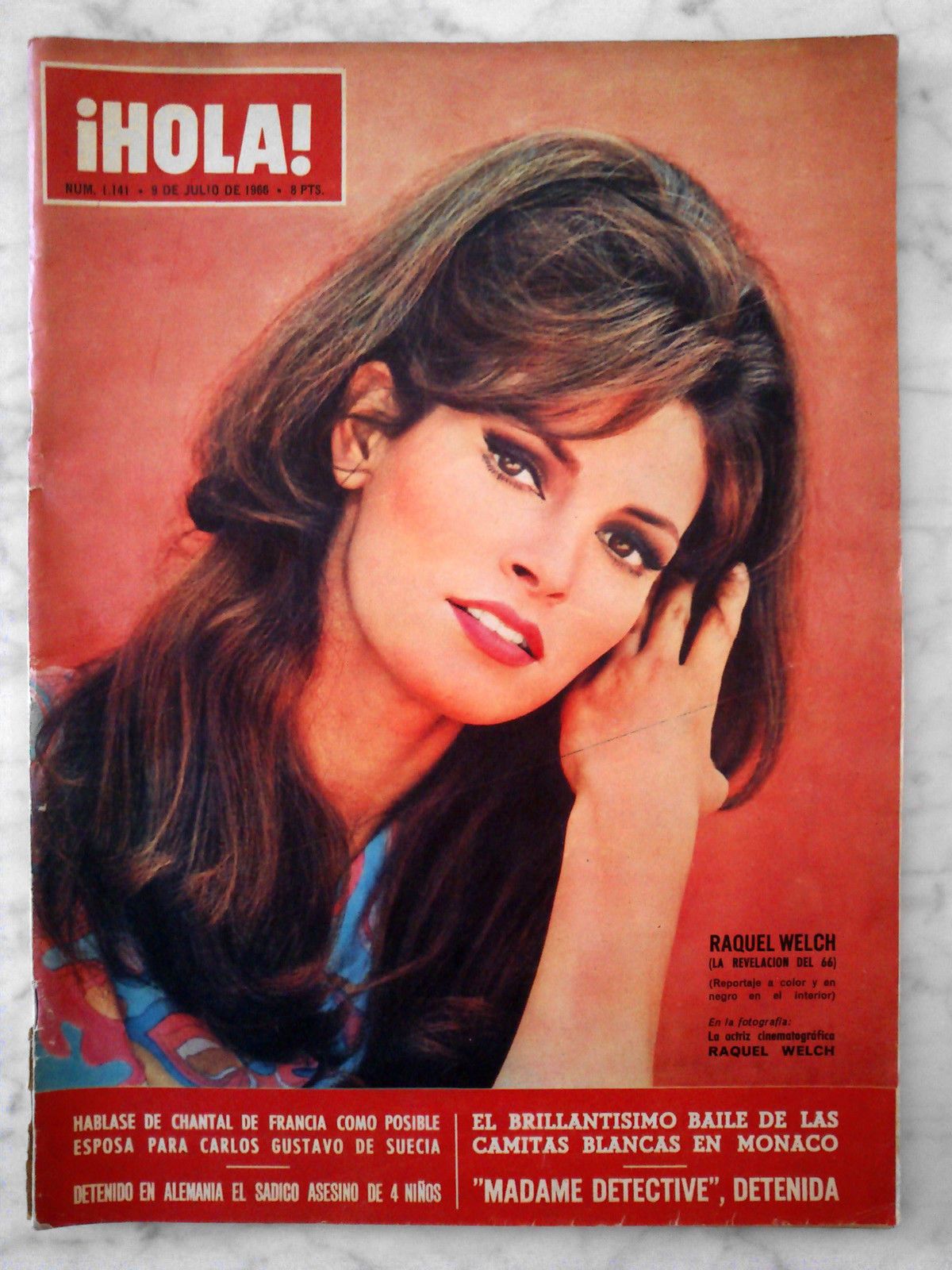 HOLA magazine side cover 9 July 1966