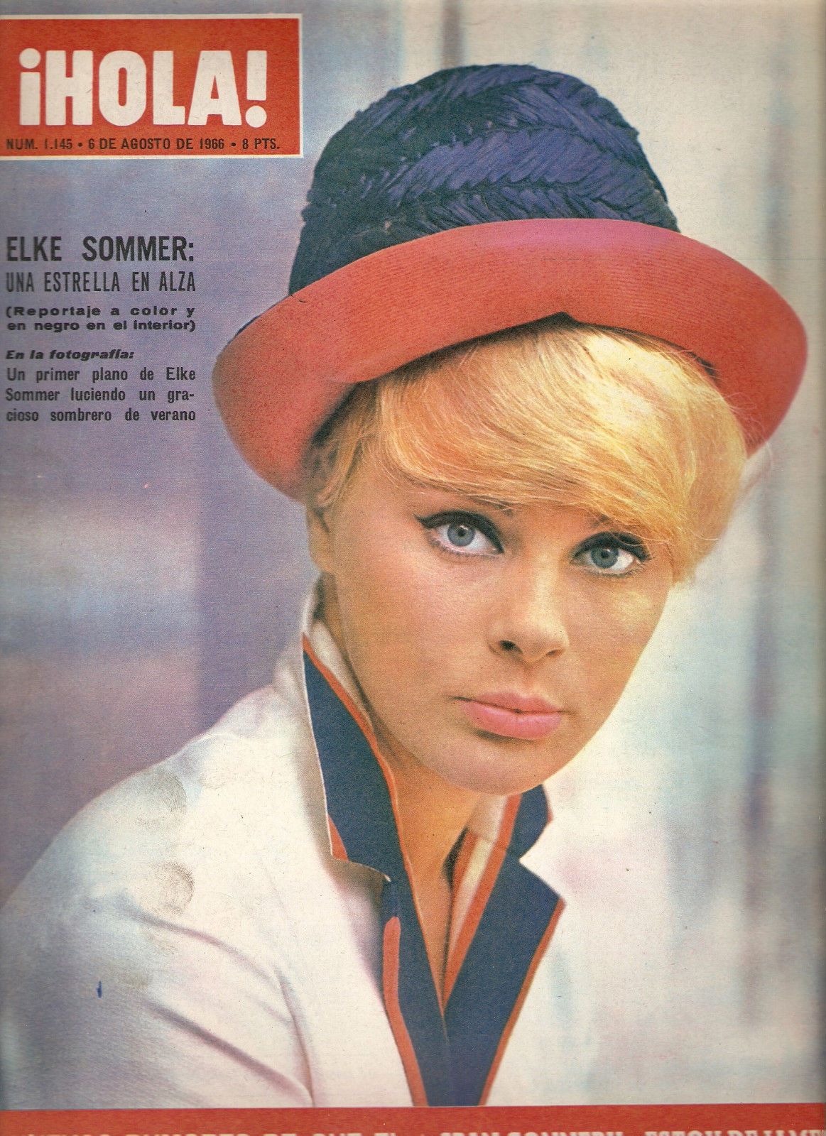 HOLA magazine side cover 6 August 1966