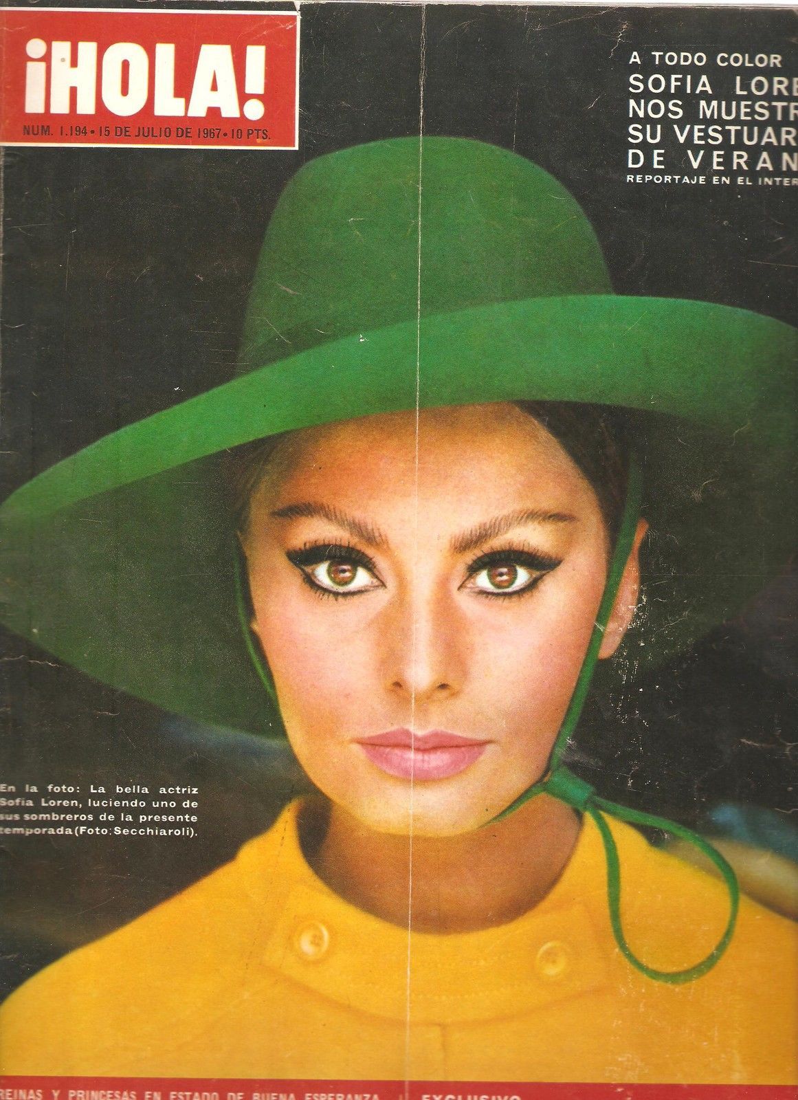 HOLA magazine side cover 15 July 1967