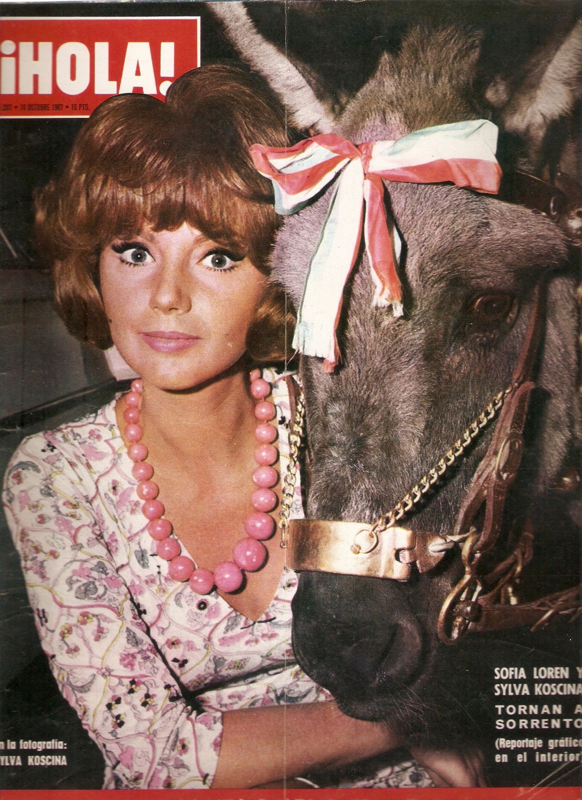 HOLA magazine side cover 14 October 1967