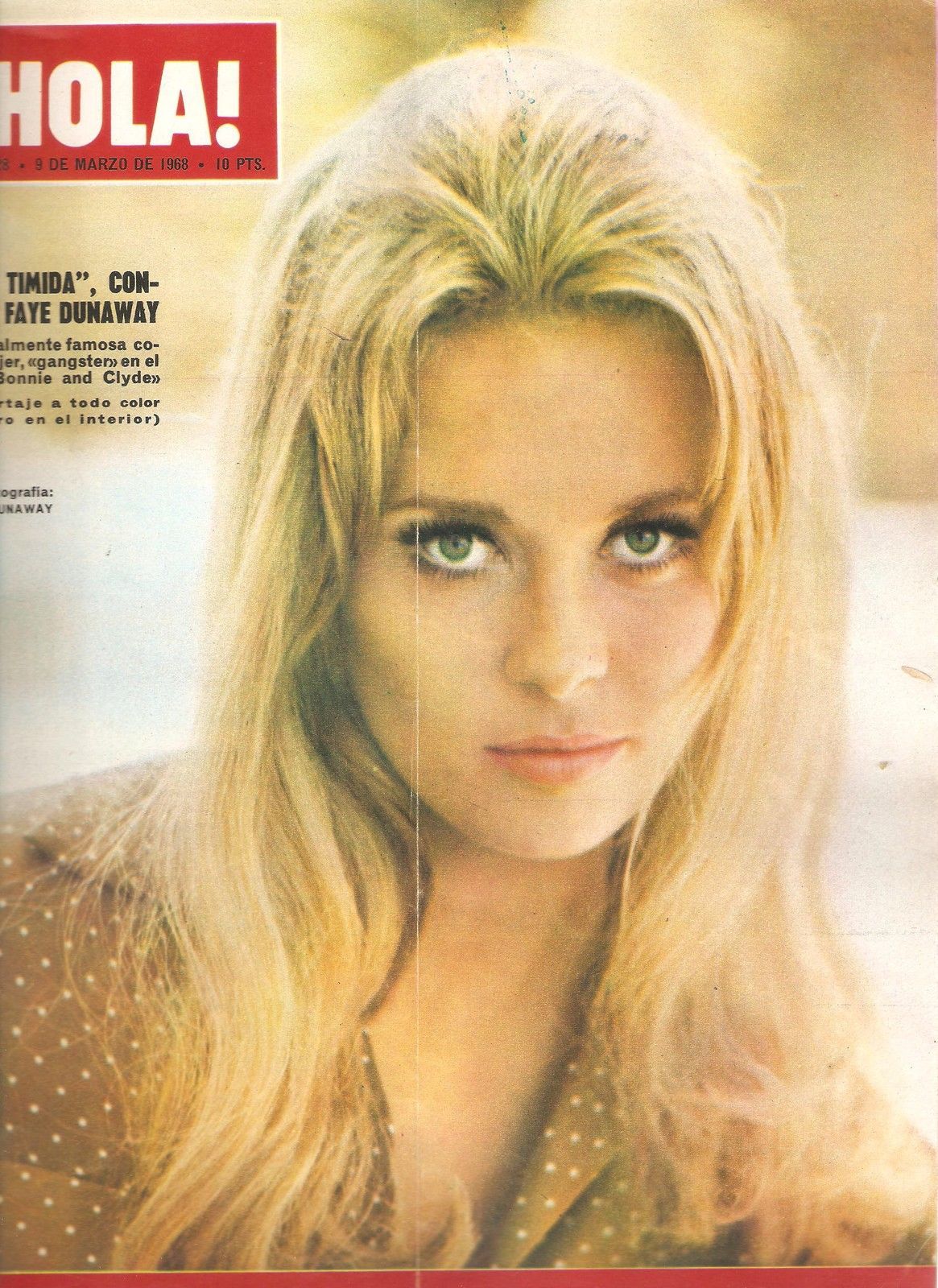 HOLA magazine side cover 9 March 1968