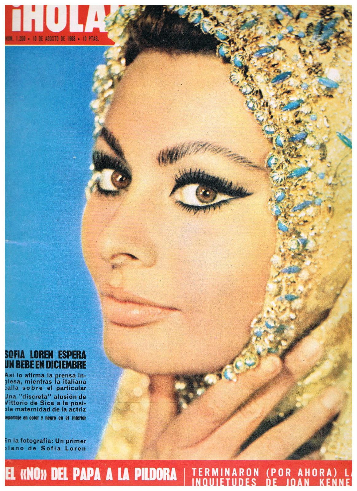 HOLA magazine side cover 10 August 1968