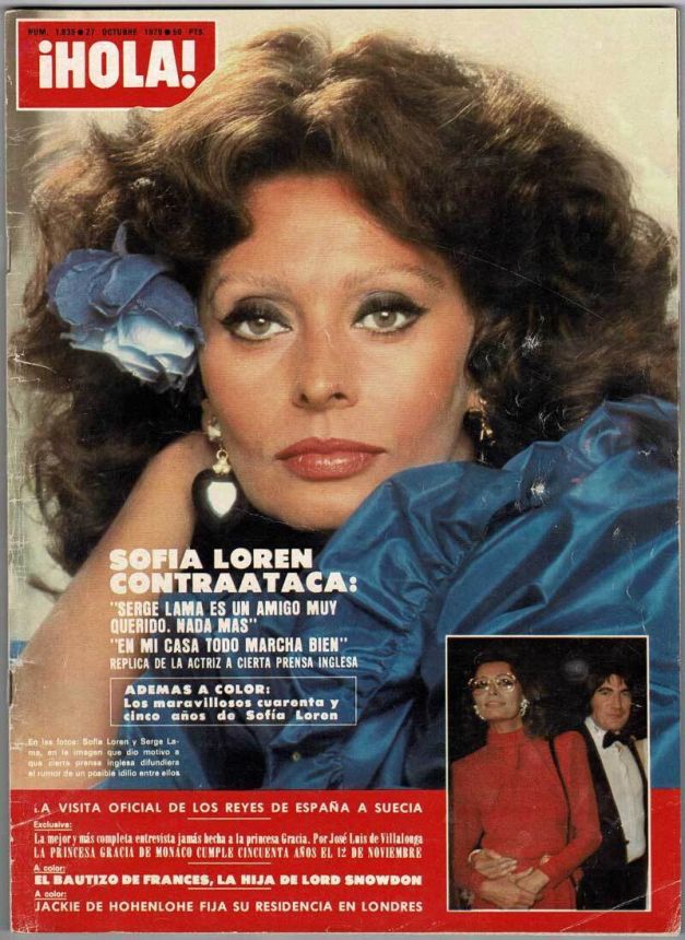HOLA magazine side cover Issue 1835 27 October 1979