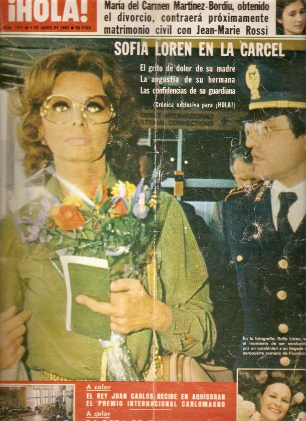 HOLA magazine side cover 5 June 1982