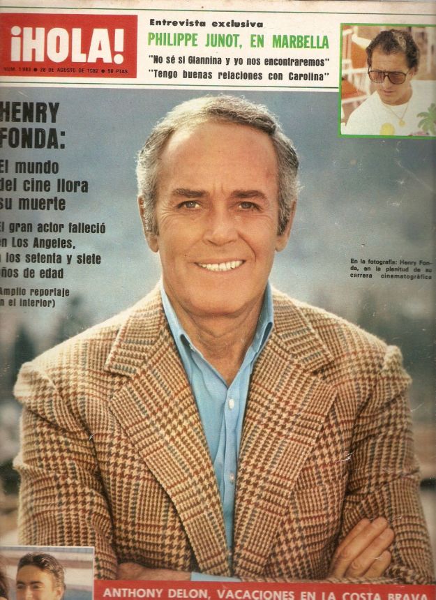 HOLA magazine side cover 28 August 1982