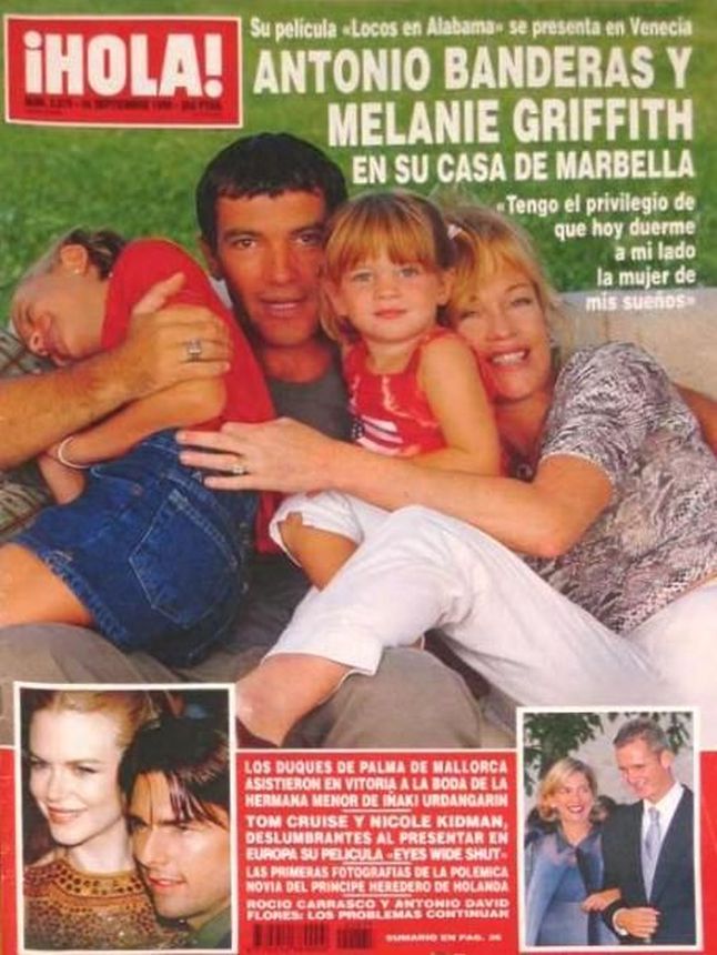HOLA magazine side cover 16 September 1999