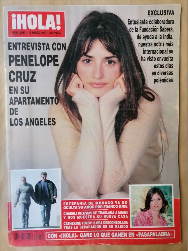 HOLA magazine side cover Issue 2953 15 March 2001