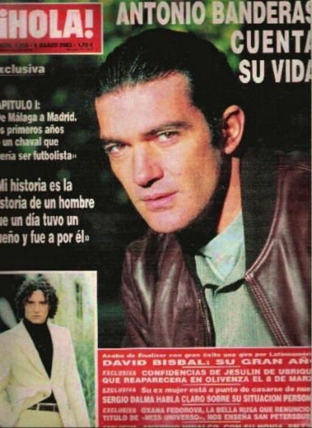 HOLA magazine side cover 6 March 2003