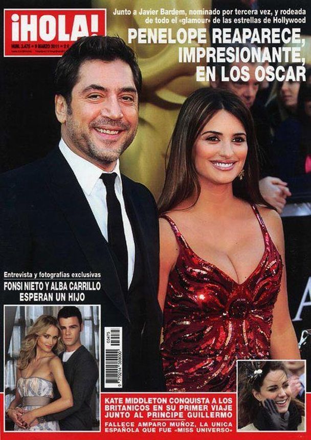 HOLA magazine side cover 9 March 2011