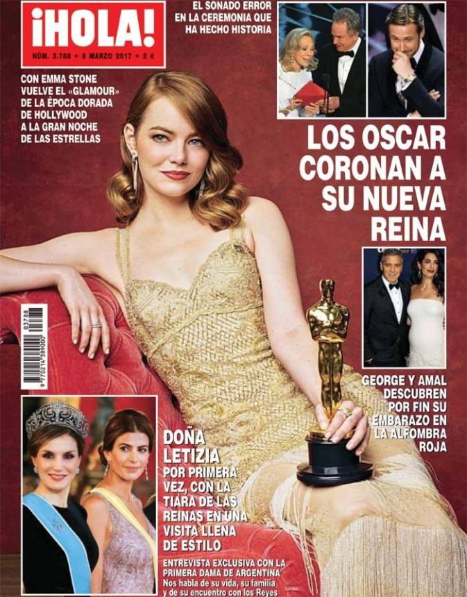 HOLA magazine side cover 8 March 2017