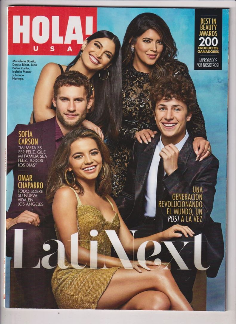 HOLA USA magazine side cover  October 2019