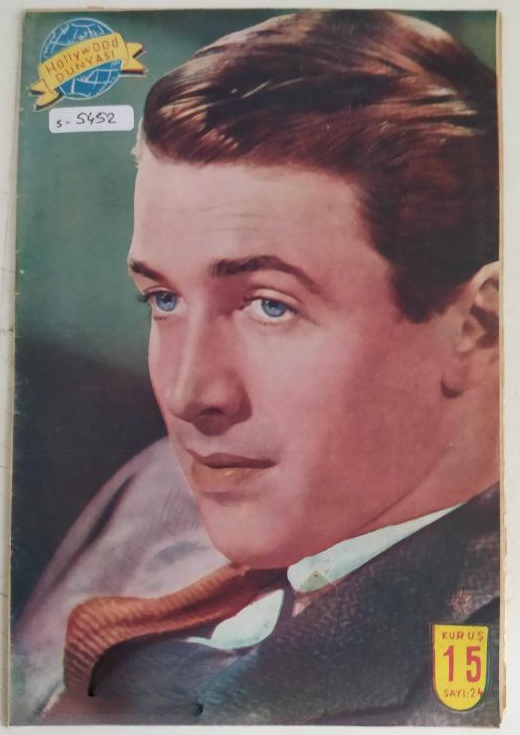 HOLLYWOOD DUNYASI magazine side cover Issue 24 22 April 1944