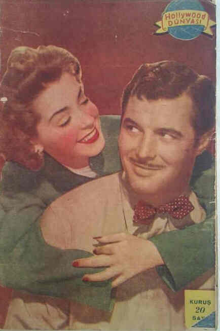 HOLLYWOOD DUNYASI magazine side cover Issue 66  1945