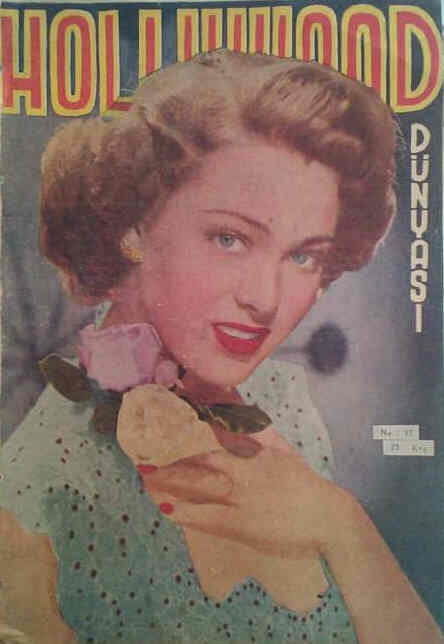HOLLYWOOD DUNYASI magazine side cover Issue 97  1946
