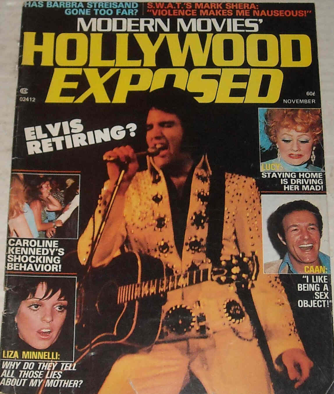 MODERN MOVIES magazine side cover November 1975