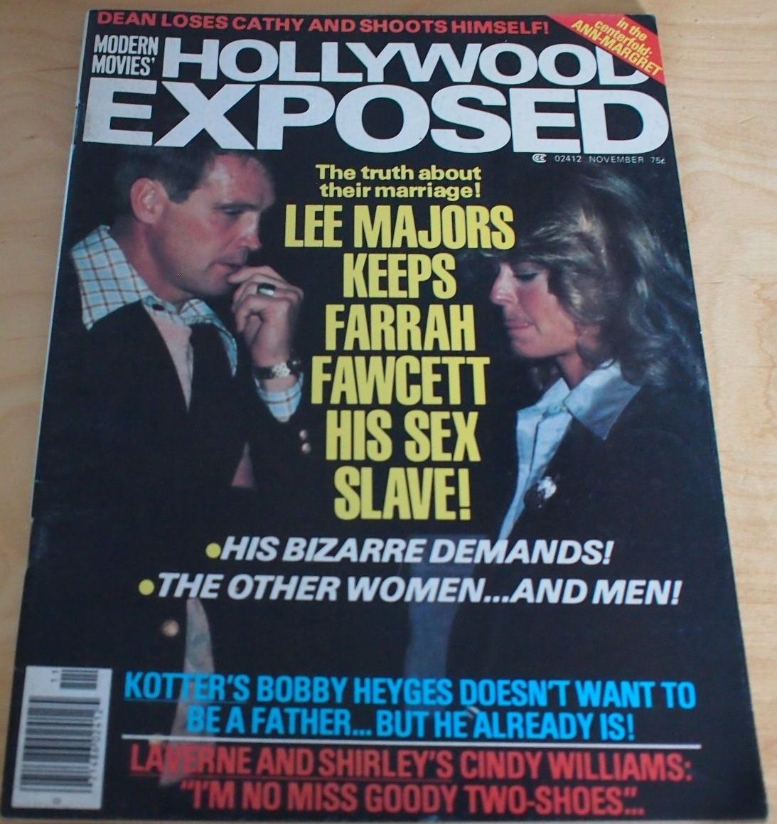 MODERN MOVIES magazine side cover November 1976