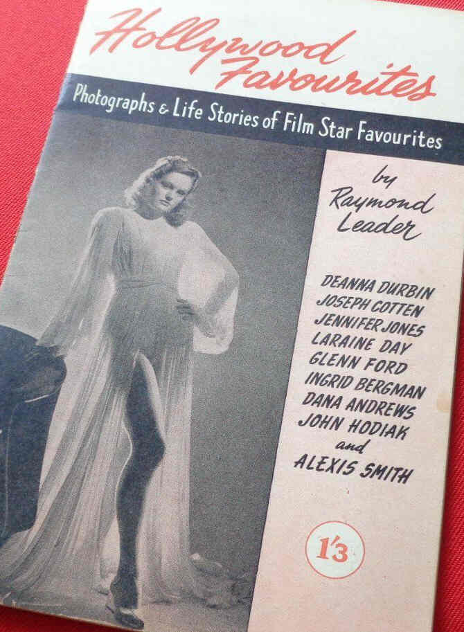 HOLLYWOOD FAVOURITES magazine side cover  1946