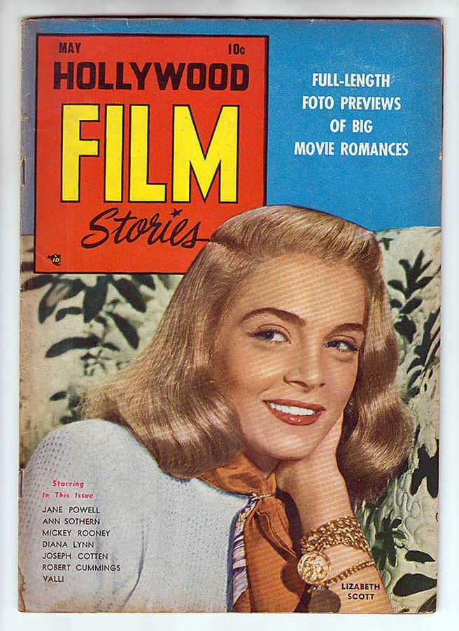 HOLLYWOOD FILM STORIES magazine side cover Issue 2  May 1950