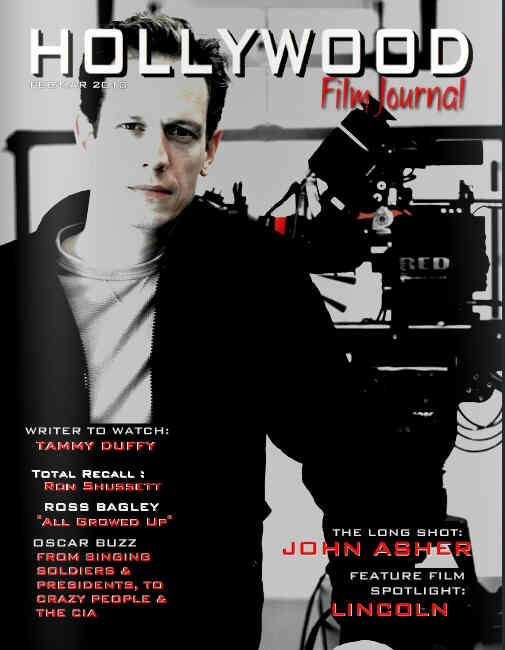 HOLLYWOOD FILM JOURNAL magazine side cover February/March 2013