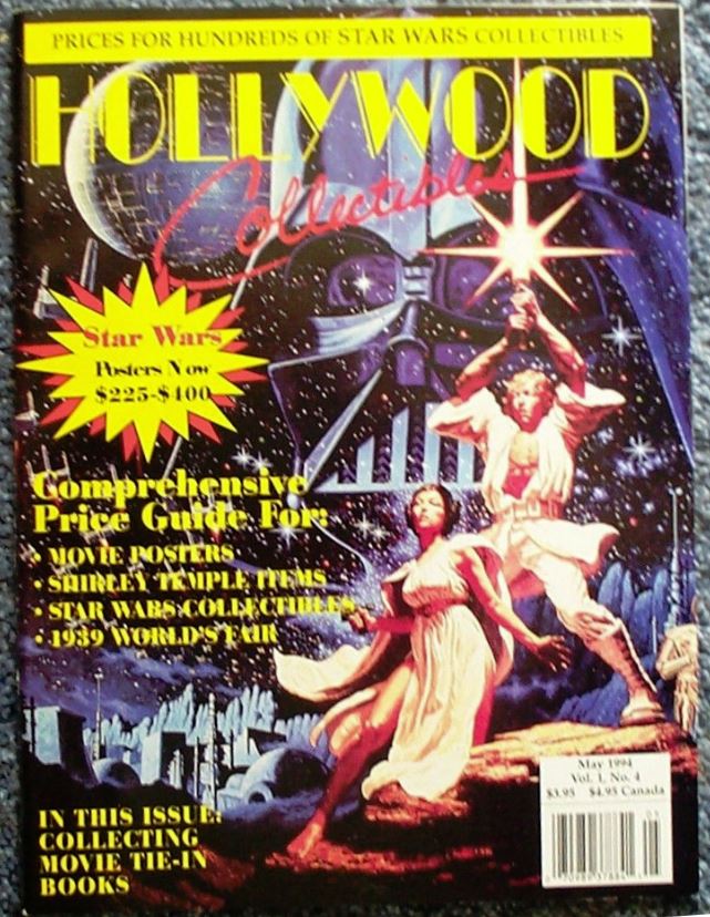 HOLLYWOOD COLLECTIBLES magazine side cover Issue 4 May 1994