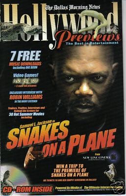 HOLLYWOOD PREVIEWS magazine side cover August 2006