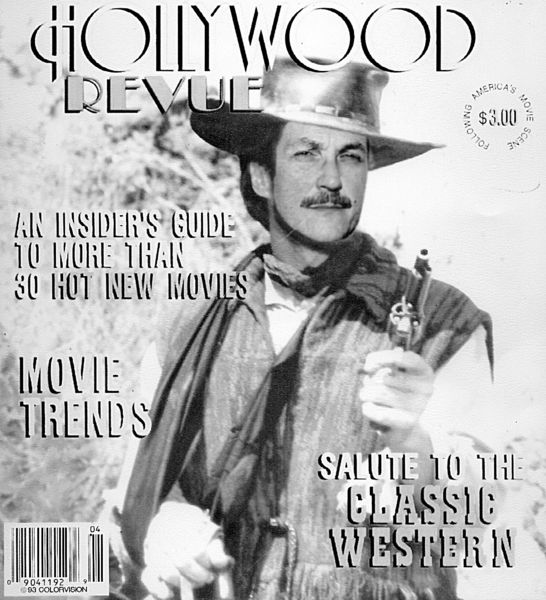 HOLLYWOOD REVUE (90s) magazine side cover July 1993