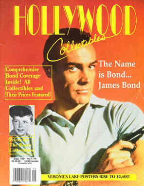 HOLLYWOOD COLLECTIBLES magazine side cover Issue 9 September 1994