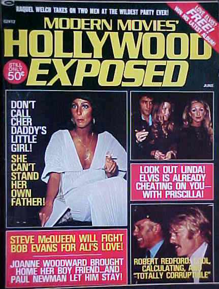 MODERN MOVIES magazine side cover June 1975