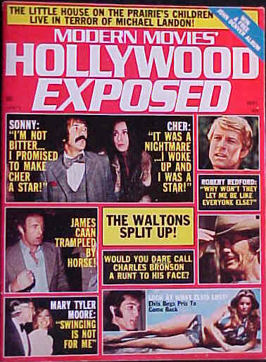 MODERN MOVIES magazine side cover September 1975