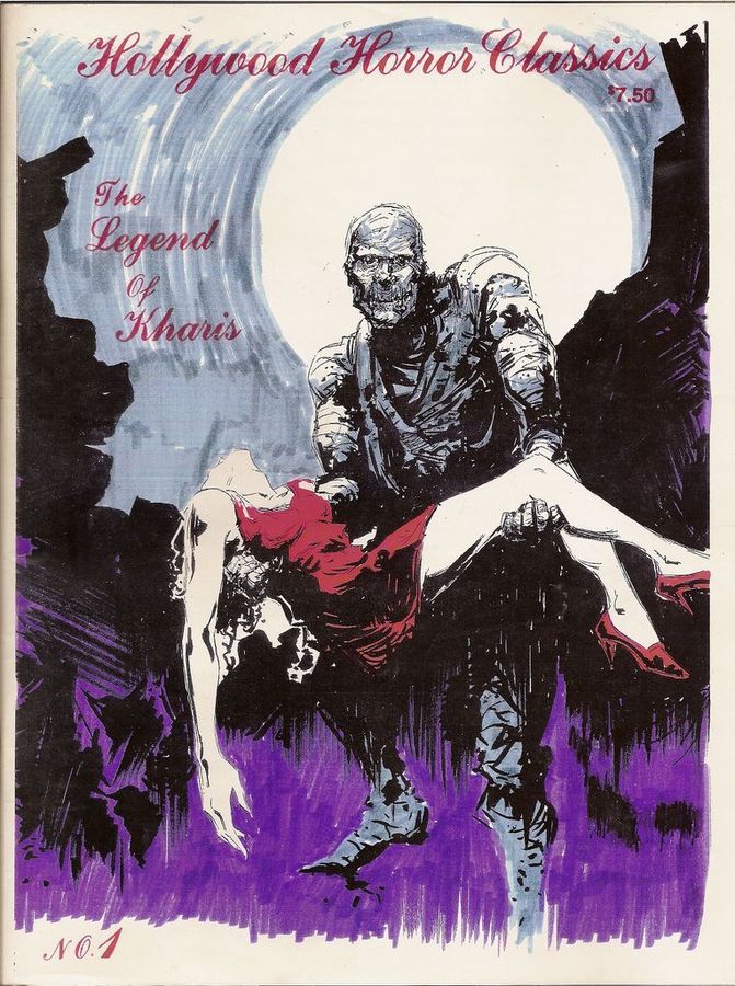 HOLLYWOOD HORROR CLASSICS magazine side cover Issue 1  1993