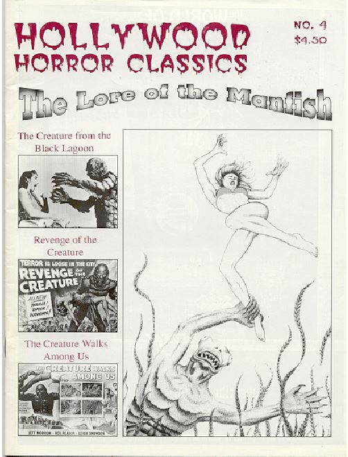 HOLLYWOOD HORROR CLASSICS magazine side cover Issue 4  