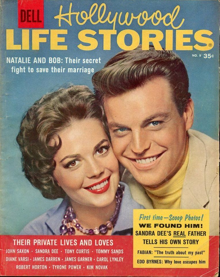 HOLLYWOOD LIFE STORIES magazine side cover Issue 9  1959
