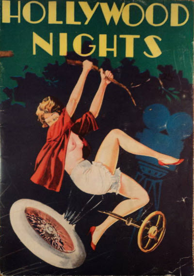 HOLLYWOOD NIGHTS magazine side cover October 1930