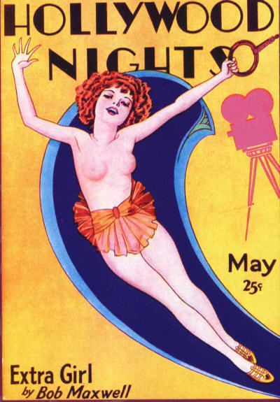 HOLLYWOOD NIGHTS magazine side cover May 1931