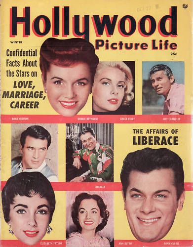 HOLLYWOOD PICTURE LIFE magazine side cover Issue 2 Winter 1955