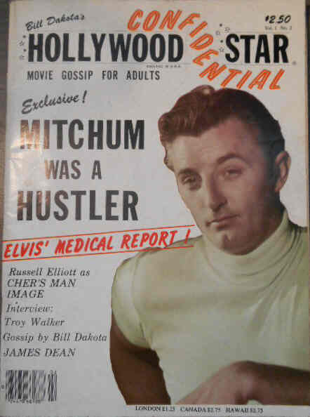 HOLLYWOOD CONFIDENTIAL STAR magazine side cover Issue 2  1979