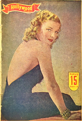 HOLLYWOOD DUNYASI magazine side cover Issue 4 20 October 1943
