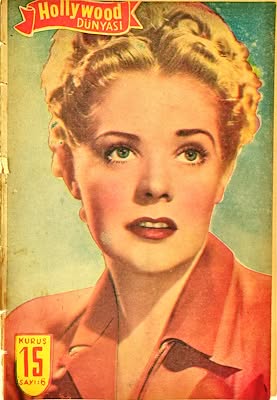 HOLLYWOOD DUNYASI magazine side cover Issue 6   1943