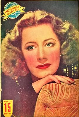 HOLLYWOOD DUNYASI magazine side cover Issue 11 15 January 1944