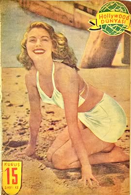HOLLYWOOD DUNYASI magazine side cover Issue 12 22 January 1944