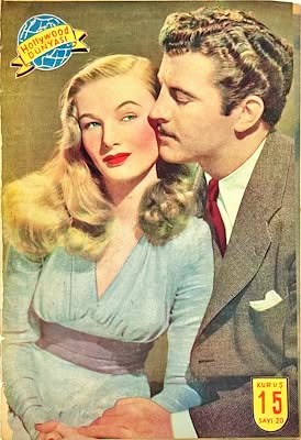 HOLLYWOOD DUNYASI magazine side cover Issue 20 25 March 1944