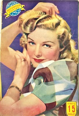 HOLLYWOOD DUNYASI magazine side cover Issue 21 1 April 1944