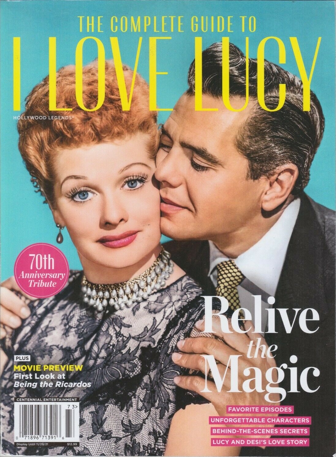 HOLLYWOOD LEGENDS magazine side cover Fall 2021