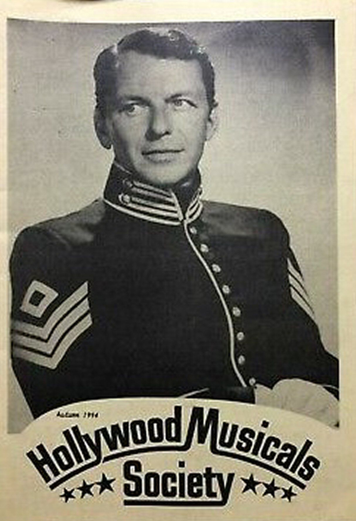 HOLLYWOOD MUSICALS SOCIETY magazine side cover Autumn 1994