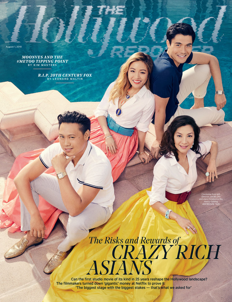 HOLLYWOOD REPORTER | THE magazine side cover 1 August 2018