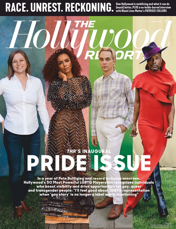 HOLLYWOOD REPORTER | THE magazine side cover 3 June 2020