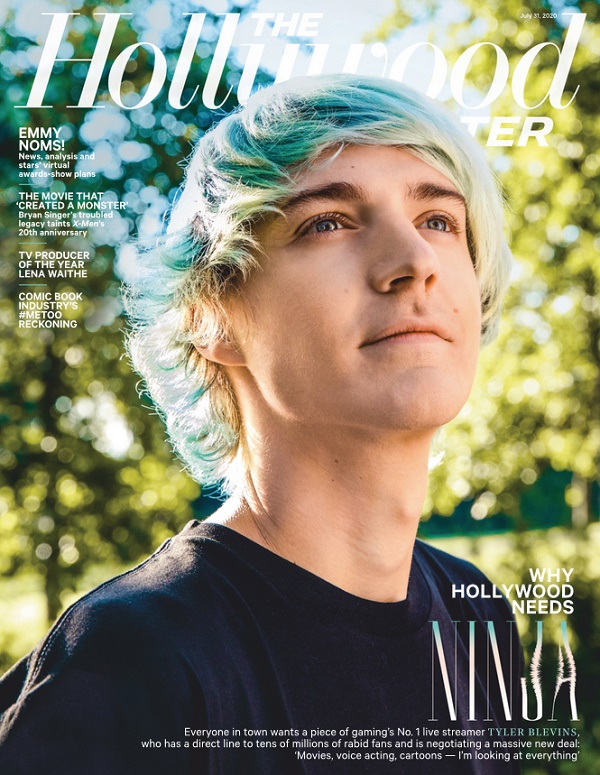 HOLLYWOOD REPORTER | THE magazine side cover 31 July 2020