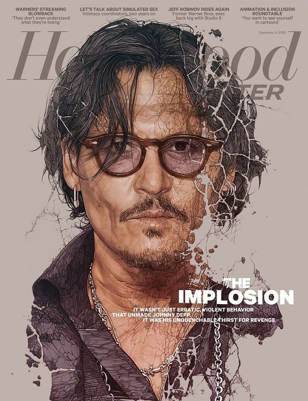 HOLLYWOOD REPORTER | THE magazine side cover 9 December 2020
