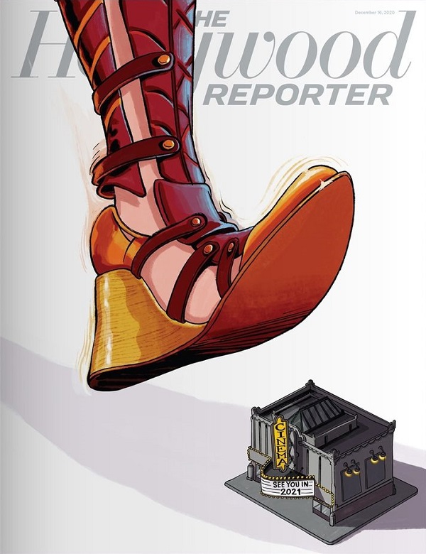 HOLLYWOOD REPORTER | THE magazine side cover 16 December 2020