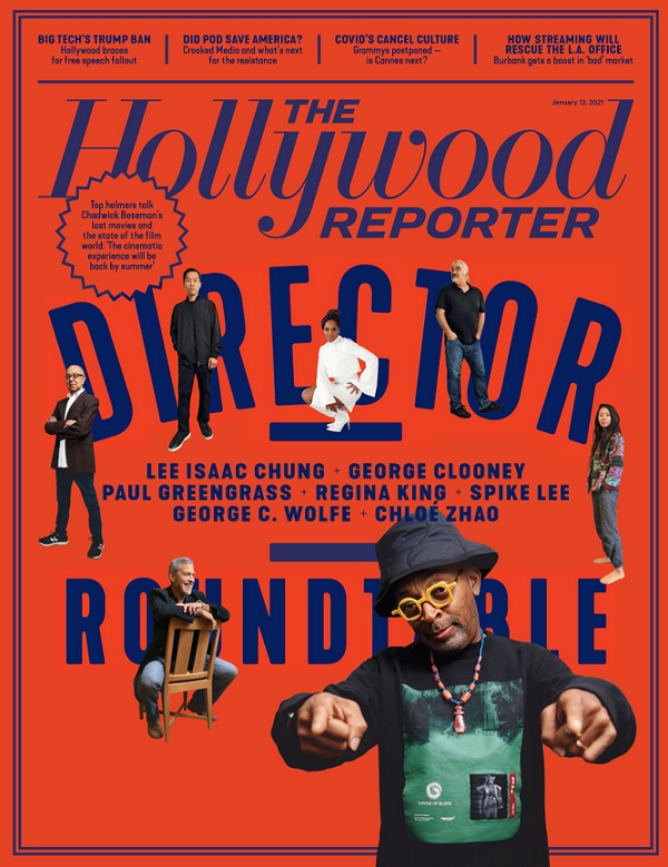 HOLLYWOOD REPORTER | THE magazine side cover 13 January 2021